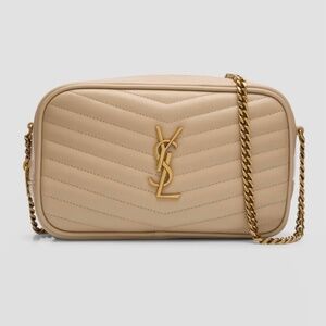 Saint Laurent Mini Lou in Quilted Leather, NWT